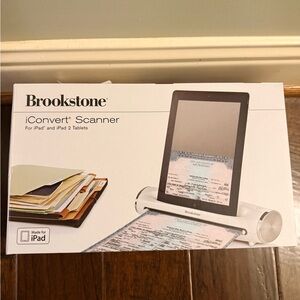 Brookstone iConvert Tablet Scanner - White
